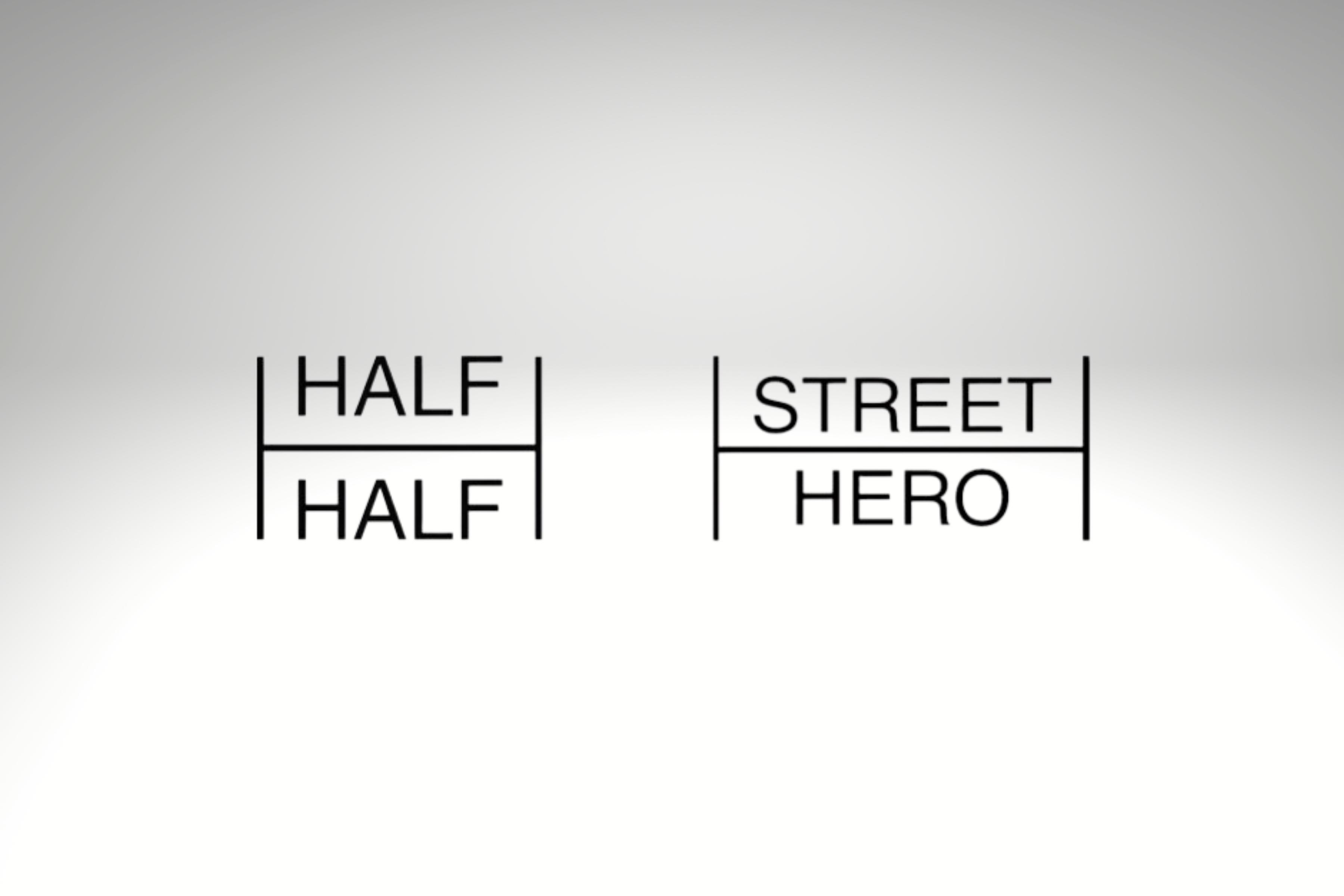 Логотипы Half-Half и Street hero