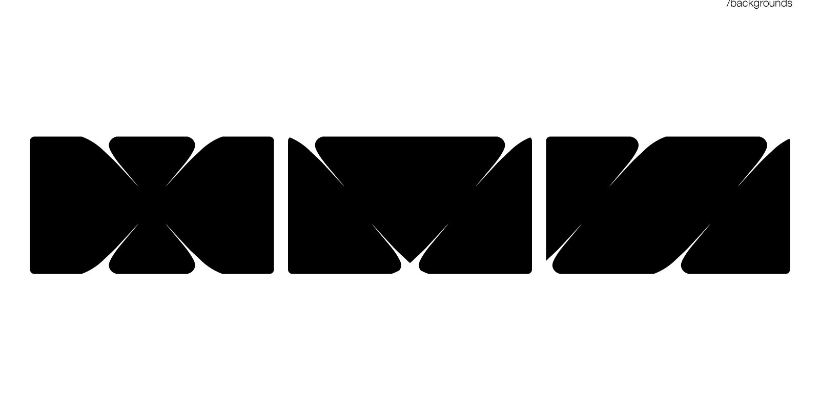 черно белый лого
